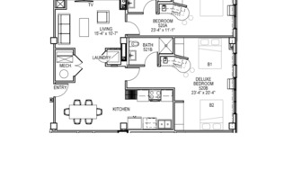 Studio, 1 bath, 259 sqft, $1,222, Unit 520 B1/B2