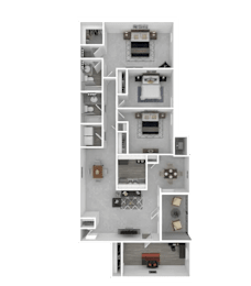 4 beds, 2 baths, 1,442 sqft, $1,750