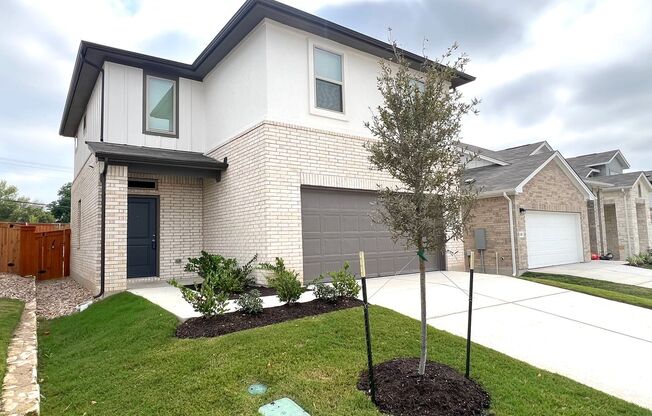 Brand New, Two Stories, 3 Bedrooms and 2.5 Bathroom Single Family Home for Rent in Desired Master Community in Kyle, Texas.