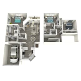 3 beds, 2.5 baths, 1,300 sqft, $2,362
