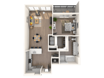 1 bed, 1 bath, 922 sqft, $2,270