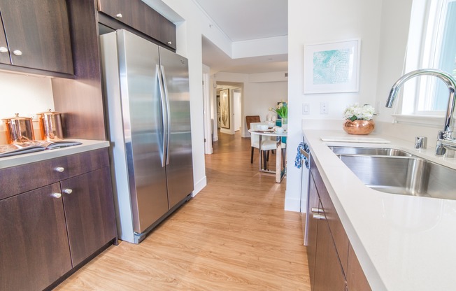 Coveted stainless steel-french door refrigerators and under cabinet lighting
