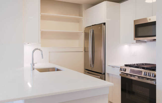 Kitchen with Stainless Steel Appliances