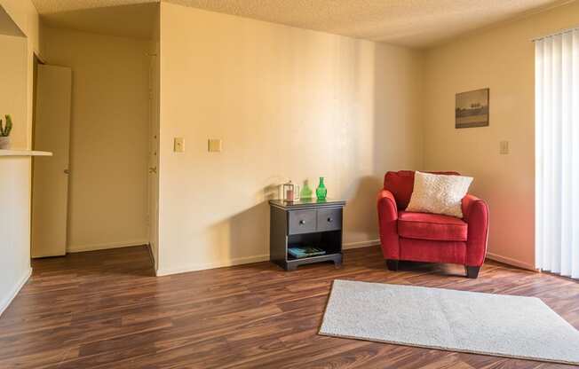Enclave apartments with wood-like flooring