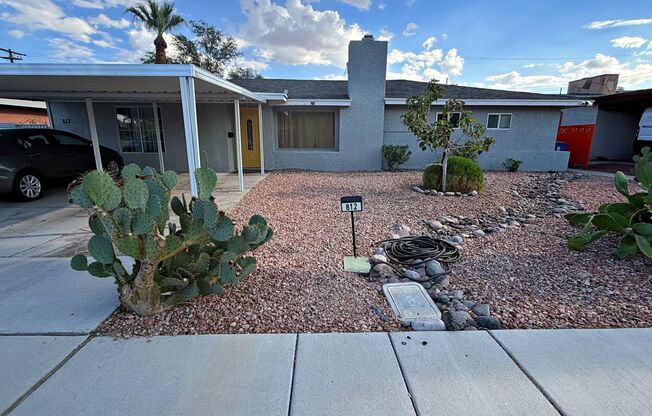 Remodeled 3-Bedroom Home Near Downtown—Covered Parking, Landscaping & Pest Control Included