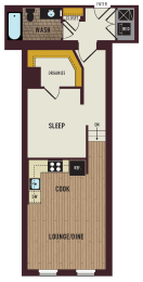 Studio, 1 bath, 710 sqft, $2,148