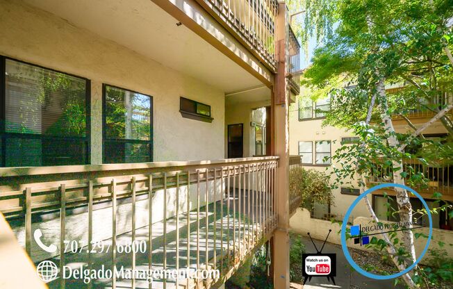 Walnut Creek two bedroom, two bath condo within minutes of Broadway Plaza available now!