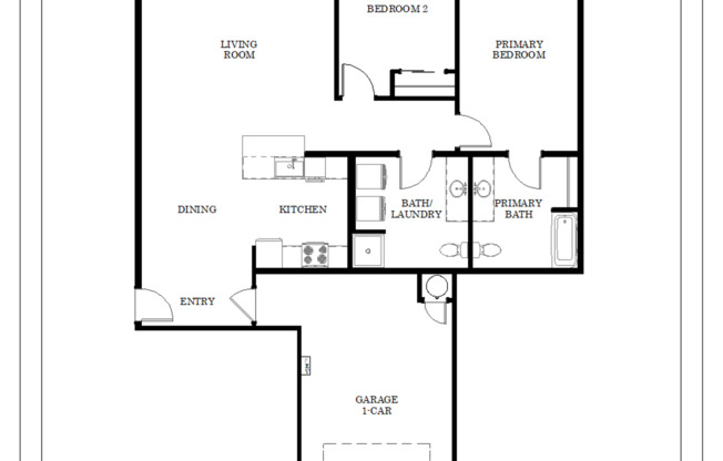 2 beds, 2 baths, 1,270 sqft, $1,750, Unit H-101