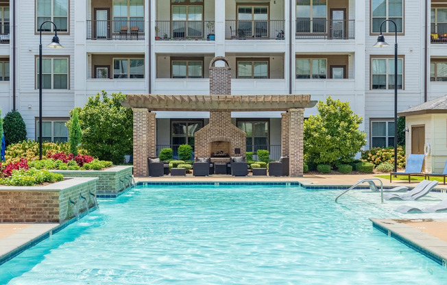 Pool Area at Riverhouse Apartments in Little Rock, Arkansas