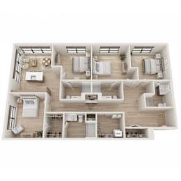 Studio, 1 bath, 445 sqft, $839