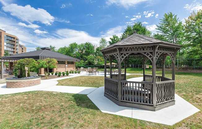 Outdoor entertainment area