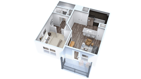 1 bed, 1 bath, 681 sqft, $1,225