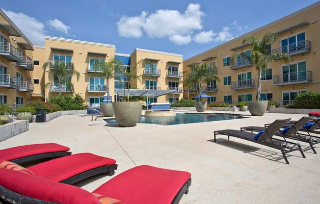 Pool and Lounge at The Mosaic on Broadway, Texas, 78215
