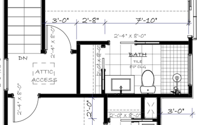 2 beds, 2.5 baths, 862 sqft, $3,500, Unit #3