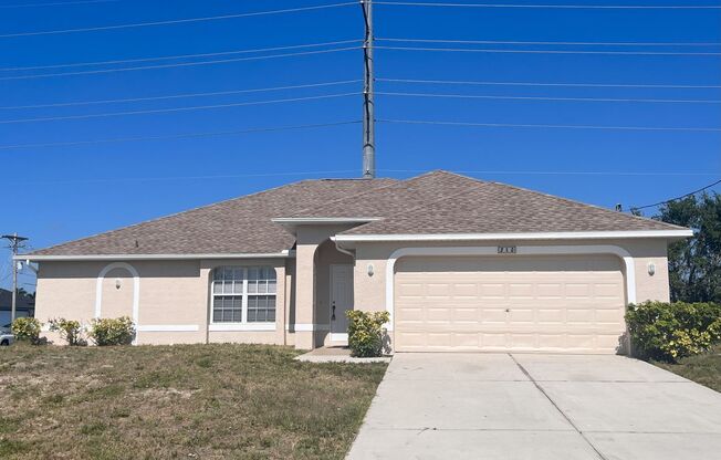 PRICE REDUCTION.  Lovely Home In SW Cape Coral