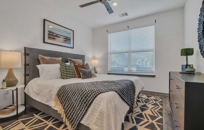 Bedroom With Wide Windows at Canter, Florida
