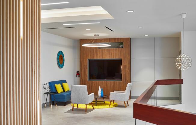 Second Level Lounge Seating Area at The Oxford Apartments, Oxon Hill Maryland