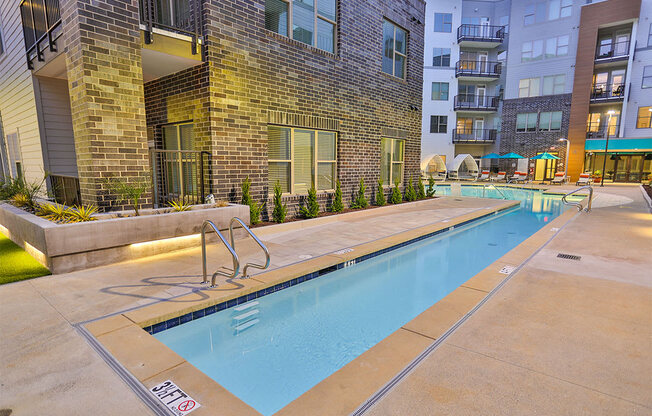 Resort Style Swimming Pool at Link Apartments® Montford, Charlotte, NC