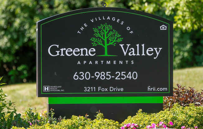 Villages of Greene Valley Sign