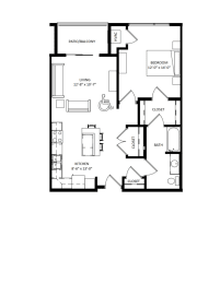 1 bed, 1 bath, 795 sqft, $1,650