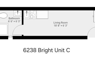 Studio, 1 bath, 158 sqft, $895, Unit 38 - C