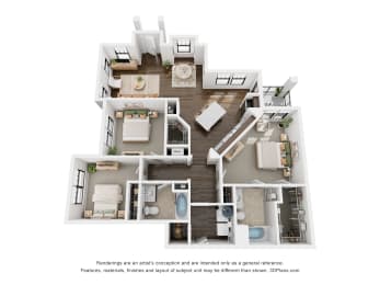 3 beds, 2 baths, 1,458 sqft, $1,825