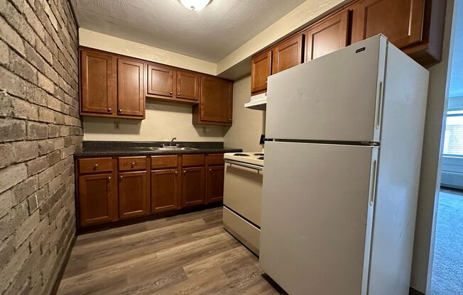 Cozy One Bedroom with Beautiful Exposed Brick! Off-Street Parking & Laundry Included!