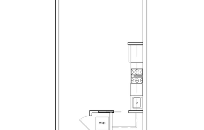 Studio, 1 bath, 345 sqft, $1,490