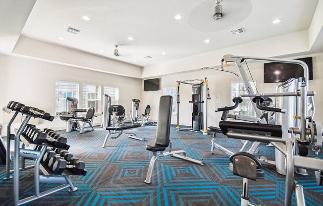 Fitness center equipment