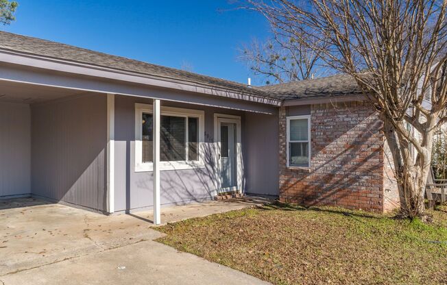 Beautiful 3 Bed, 2 Bath Home with a 2-Car Carport