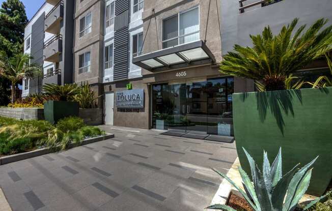 Entrance View at Toluca Lofts, Toluca Lake, CA