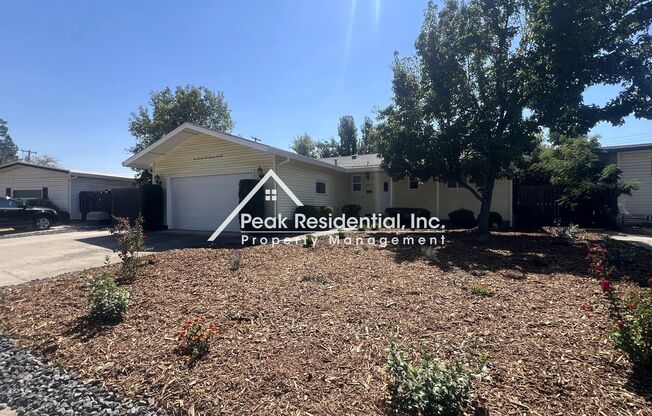 Update 3bd/1ba Rancho Cordova House with 2 Car Garage