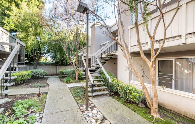 SUNNYVALE - Beautifully remodeled condominium - upstairs unit.