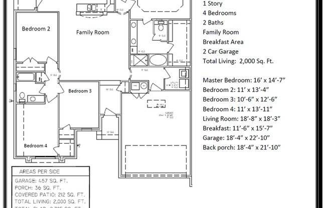 4 beds, 2 baths, 2,000 sqft, $2,295, Unit Stallion 3100