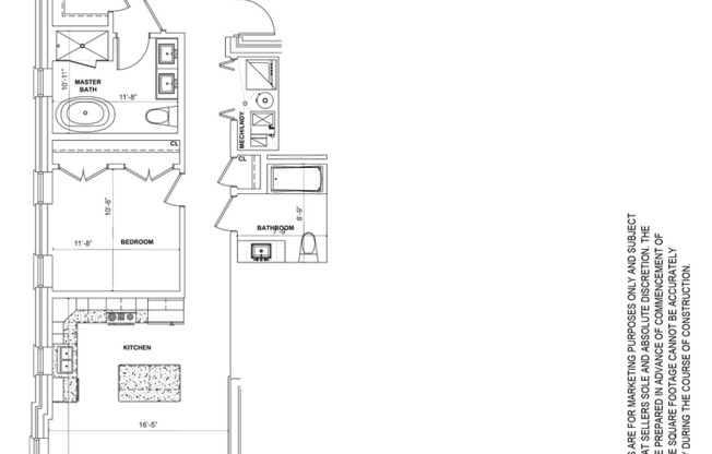 2 beds, 2 baths, 1,230 sqft, $2,550, Unit 730-3W