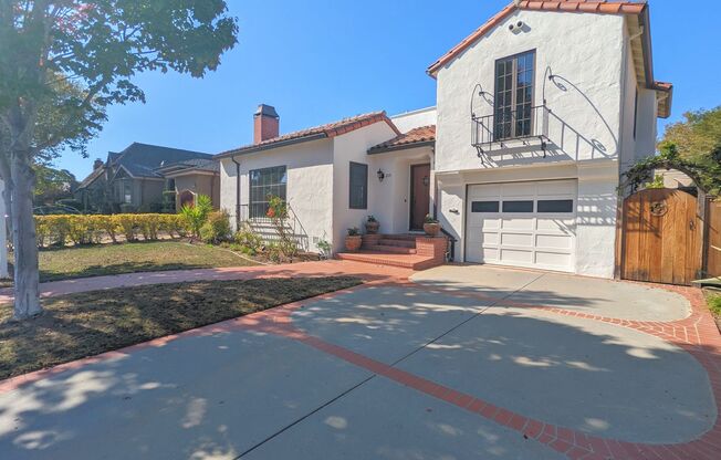 Spanish-Style Home on Treelined Street in Aragon Neighborhood, San Mateo