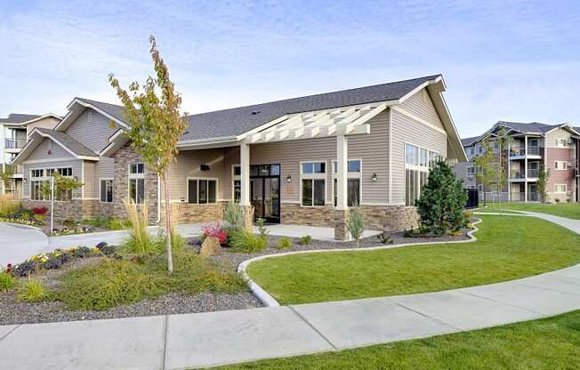 Exterior view of building at COPPER GATE, Washington, 98002