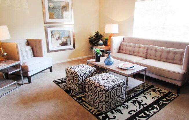 Living Room with Natural Sunlight