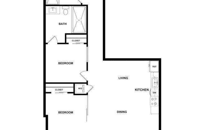 2 beds, 2 baths, 984 sqft, $5,309