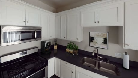 Kitchen at Barton Apartments