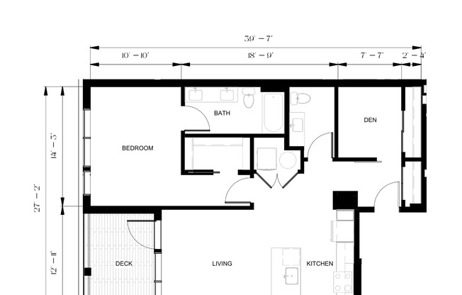 1 bed, 1 bath, 932 sqft, $4,195, Unit 512