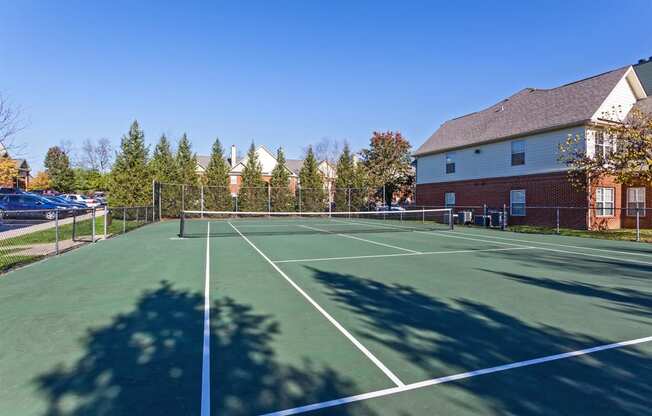 Tennis Court at The Resort At Lake Crossing Apartments, PRG Real Estate, Lexington, KY, 40515