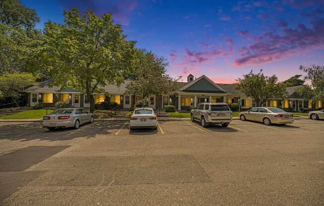 Off street parking at Newport Village Apartments, Portage, MI