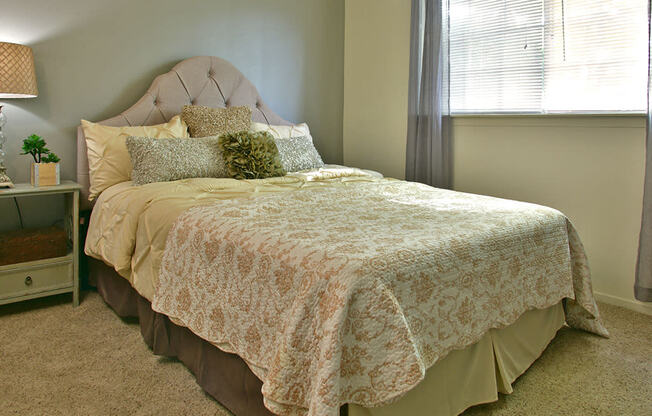 Bedroom at Portsmouth Apartments, Novi, Michigan