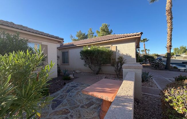 Fantastic single-story home in a premier age-restricted, gated golf community in Summerlin!