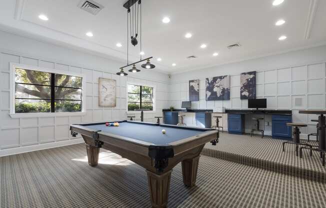 Billiards Room at Sundance at Clermont in Clermont FL