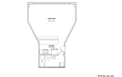 Studio, 1 bath, 650 sqft, $1,250