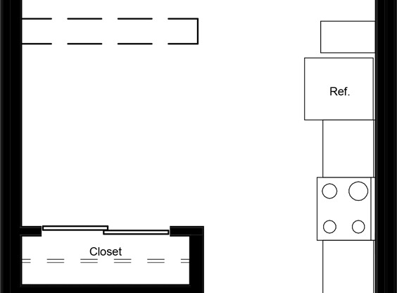 Studio, 1 bath, 518 sqft, $1,869, Unit 428