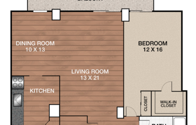 1 bed, 1 bath, 927 sqft, $1,650, Unit 1509