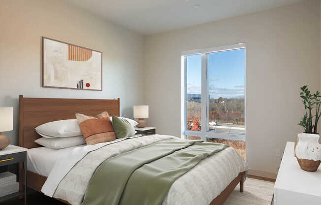 Bedroom with Hard Surface Flooring